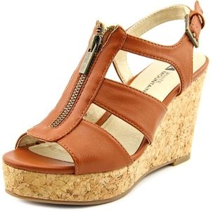 White Mountain Dharma Strappy Wedge Sandal